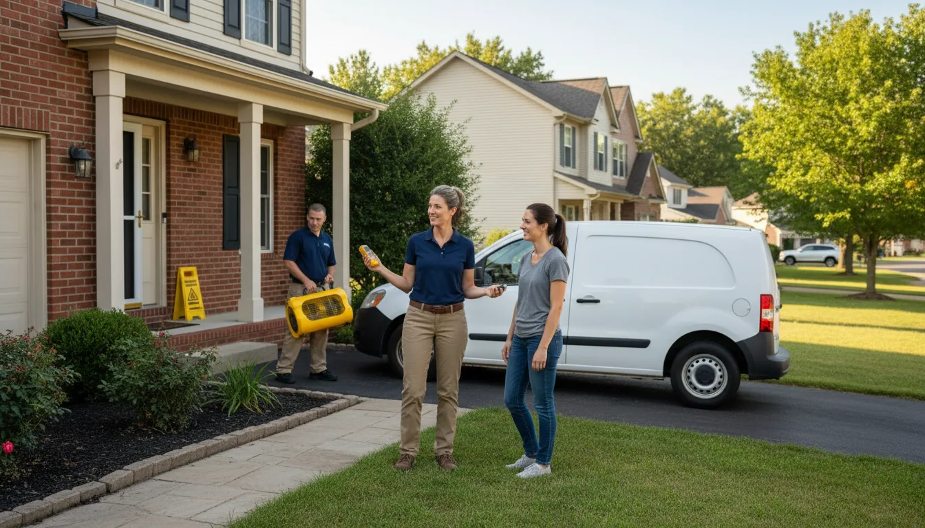 Water restoration image for Emergency Water Removal Services in Pendleton, IN